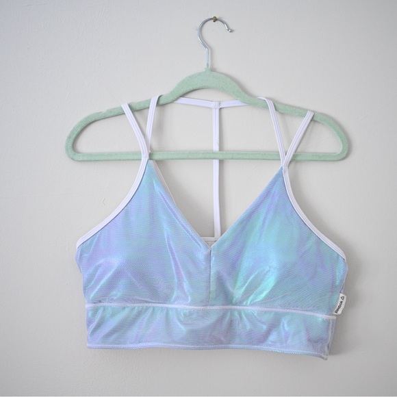 Reebok Other - Reebok Iridescent Strappy Bralette Size XL